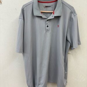 Ariat Tek Heat series Men's Gray Polo Shirt size XXL